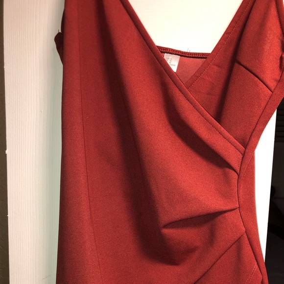 Rust color cocktail dress! - Picture 2 of 4